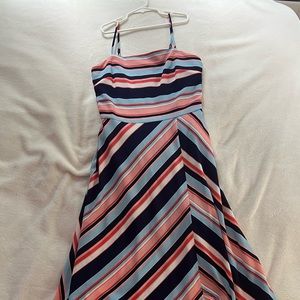 Francesca’s/Trixxi striped midi dress
